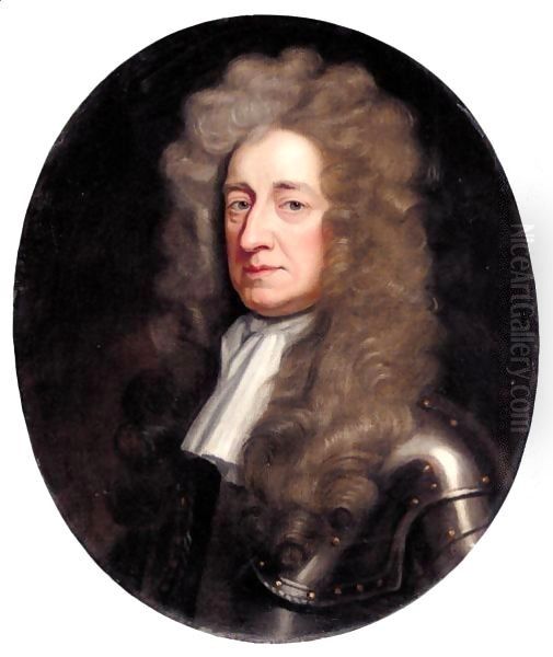 Portrait Of Sir Robert Howard (1622-1698) Oil Painting by Sir Godfrey Kneller