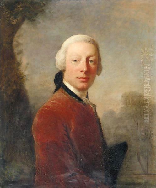 Portrait Of A Gentleman Oil Painting by Allan Ramsay