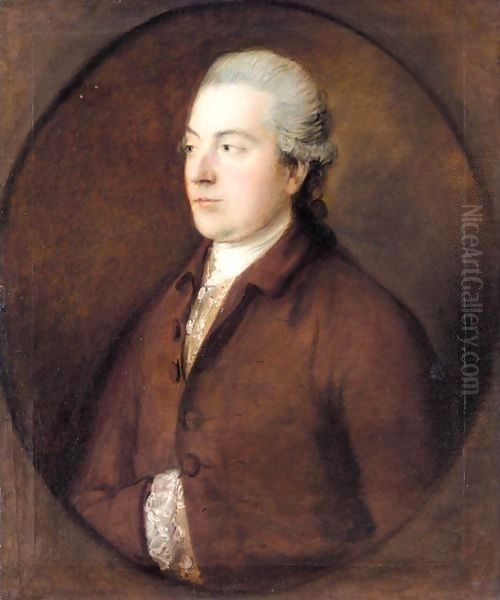 Portrait Of Francis Bennett Of Cadbury Court (1712-1790) Oil Painting by Thomas Gainsborough