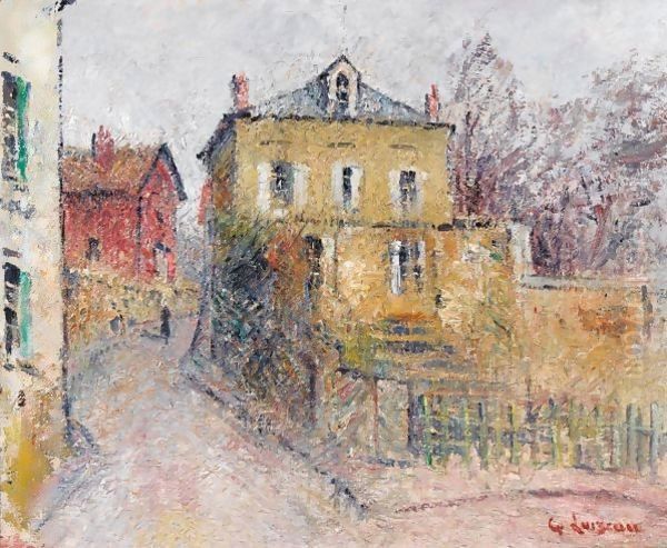 Rue De Village Oil Painting by Gustave Loiseau