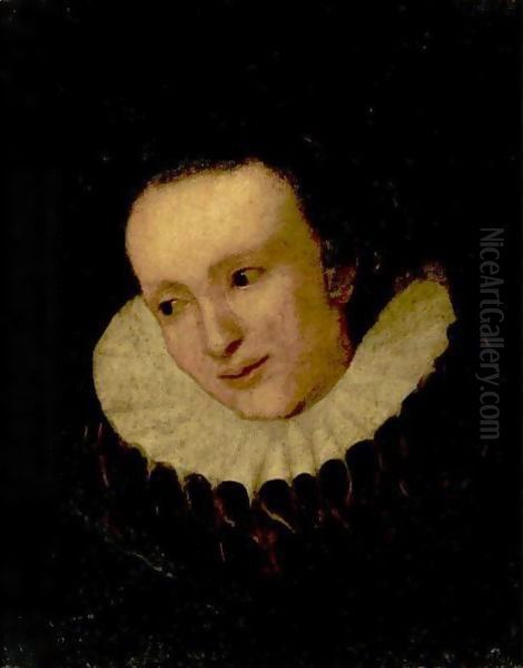 Portrait Of A Lady, Said To Be Margriet De Vos by Sir Anthony Van Dyck