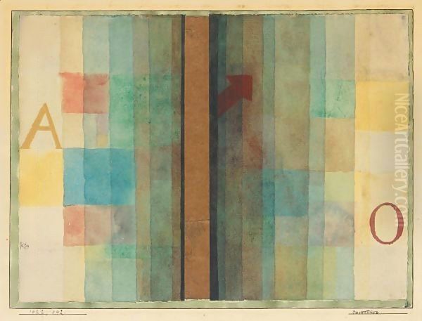 Ouverture (Overture) Oil Painting by Paul Klee