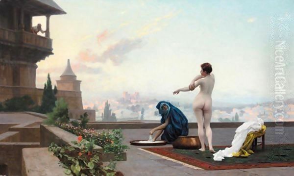 Bethsabee (Bathsheba) Oil Painting by Jean-Leon Gerome