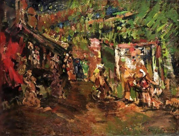 Set Design Oil Painting by Konstantin Alexeievitch Korovin