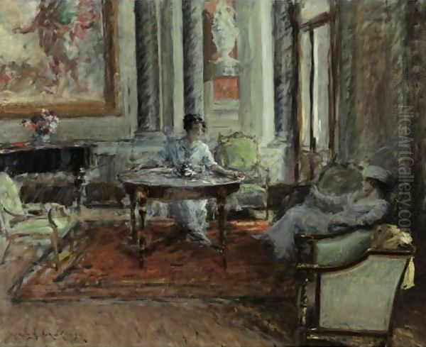 Friendly Advice Oil Painting by William Merritt Chase