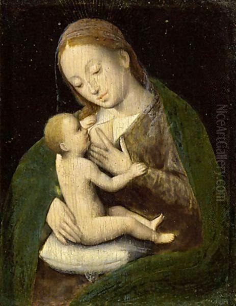 Madonna And Child Oil Painting by Joos Van Cleve