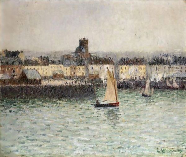 Le Port De Dieppe 3 Oil Painting by Gustave Loiseau