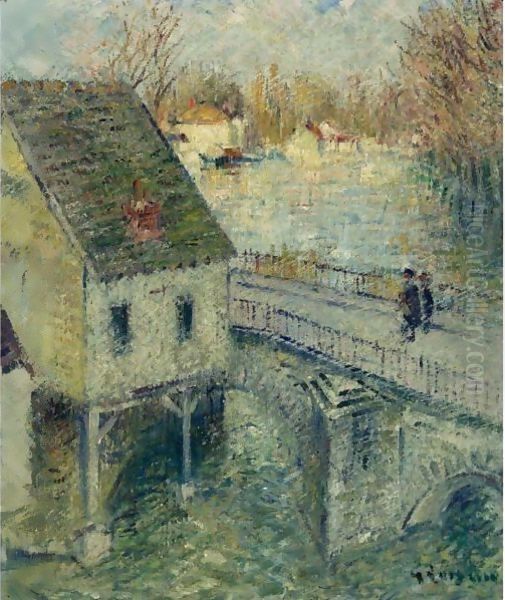 Le Pont Oil Painting by Gustave Loiseau