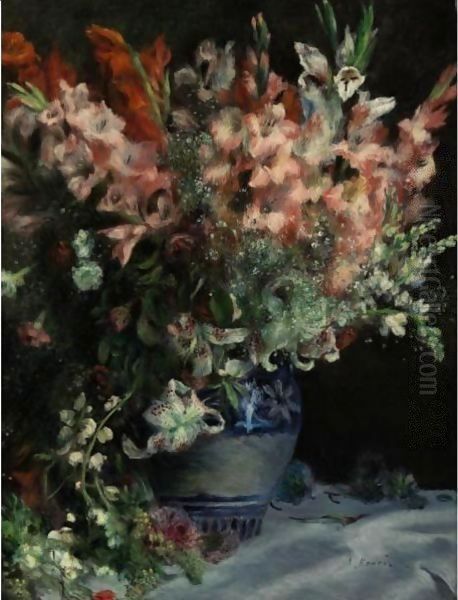 Glaieuls Dans Un Vase Oil Painting by Pierre Auguste Renoir