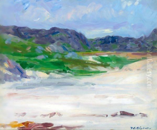 Iona 3 Oil Painting by Francis Campbell Boileau Cadell