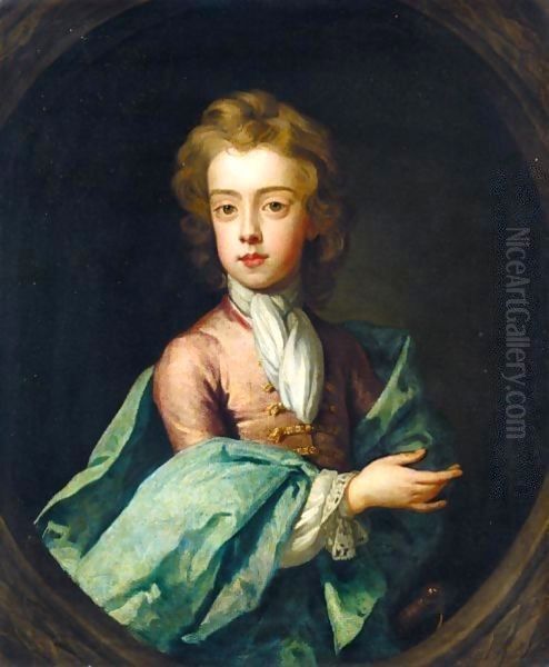 Portrait Of Master Wood Oil Painting by Sir Godfrey Kneller