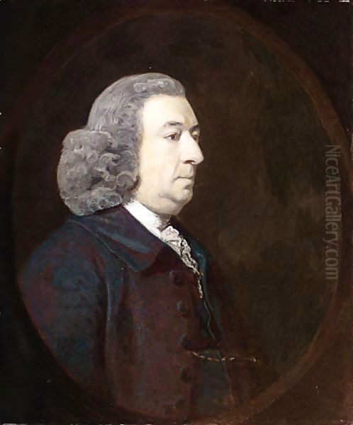 Portrait Of Mr Craunch Oil Painting by Sir Joshua Reynolds