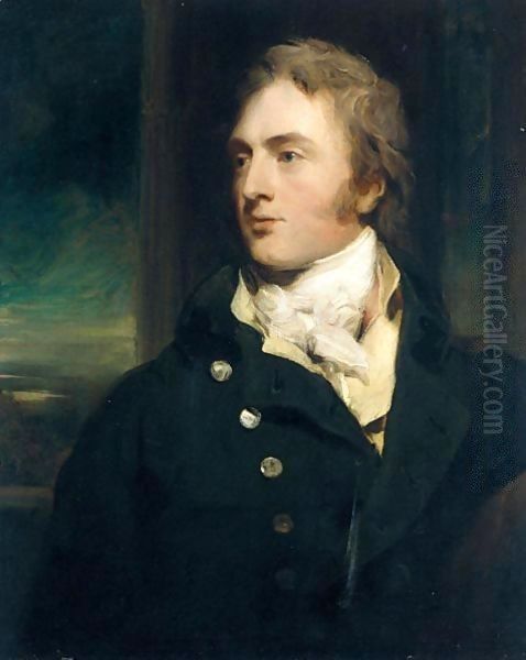 Portrait Of Sir George Cornewall, 3rd Bt. (1774 - 1835) Of Moccas Court Oil Painting by Sir Thomas Lawrence