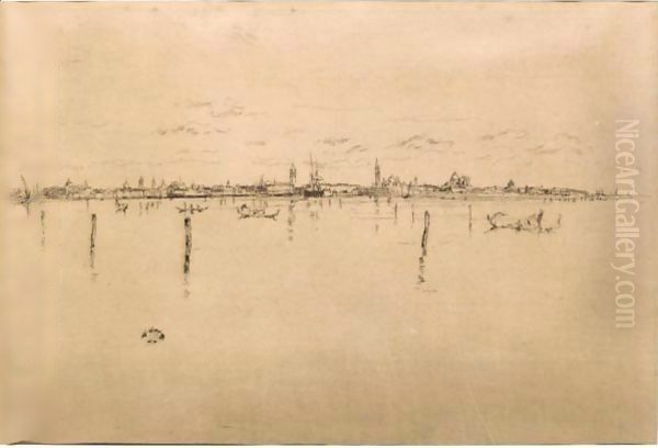 Little Venice Oil Painting by James Abbott McNeill Whistler