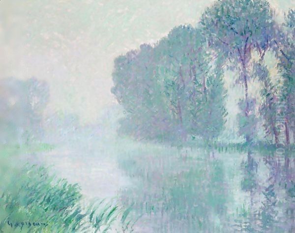 Brouillard, Effet Du Matin (Eure) Oil Painting by Gustave Loiseau