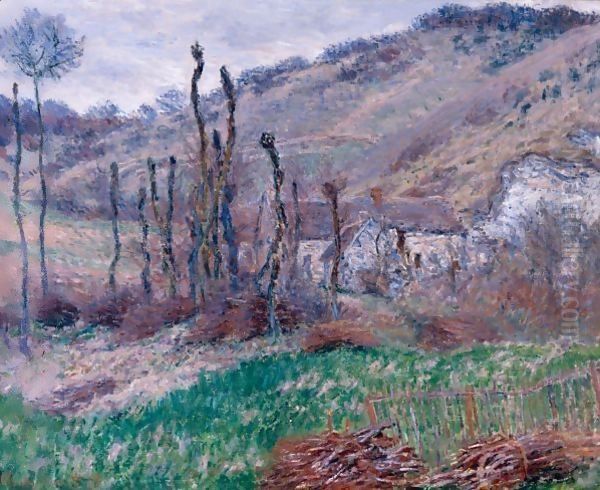 Val De Falaise En Hiver Oil Painting by Claude Oscar Monet