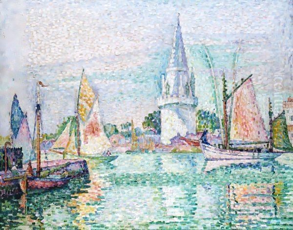 La Rochelle. La Tour Des Quatre Sergents. L'Epi Oil Painting by Paul Signac