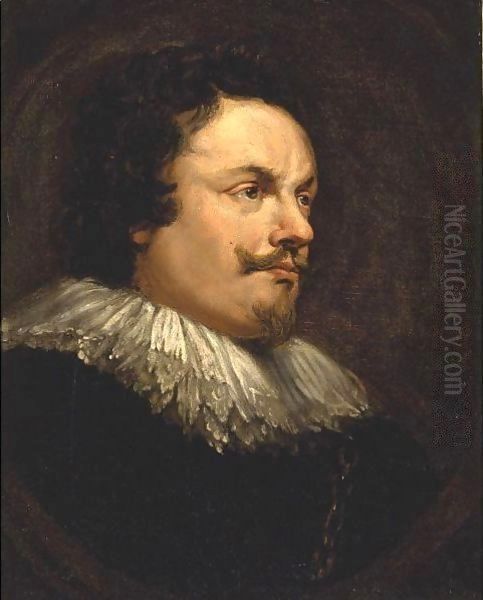 Portrait Of A Gentleman 2 Oil Painting by Sir Anthony Van Dyck