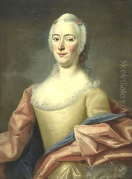 Portrait Of A Lady Oil Painting by Pietro Longhi