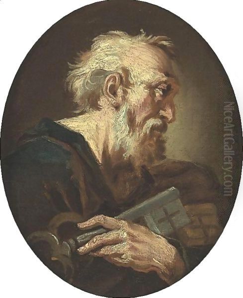 Saint Peter Oil Painting by Giuseppe Antonio Pianca