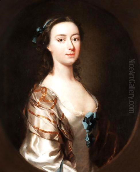 Portrait Of A Lady Oil Painting by Joseph Highmore