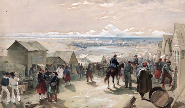 In The Crimea Oil Painting by William Simpson