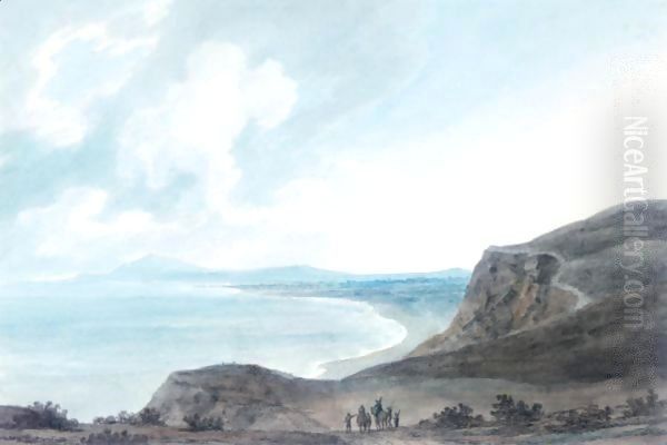 Fano On The Adriatic Oil Painting by John Robert Cozens