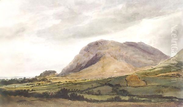 Bredon Hill, Worcester Oil Painting by Peter de Wint