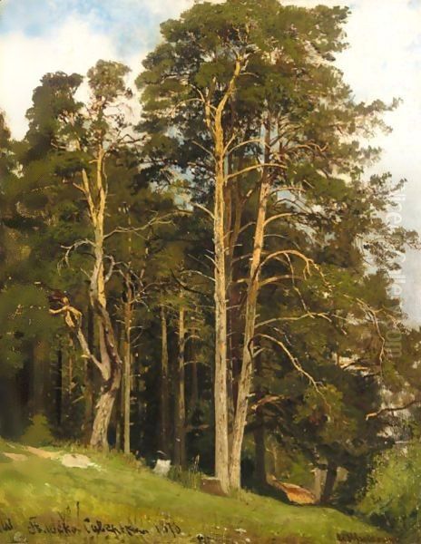 The Edge Of The Wood Oil Painting by Ivan Shishkin