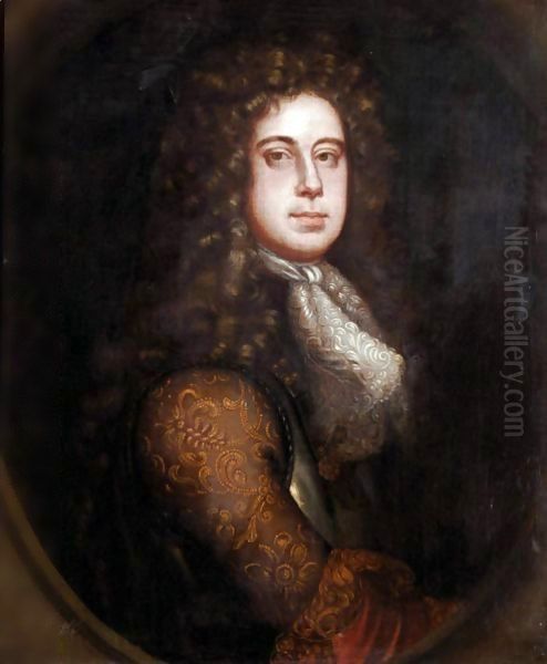 Portrait Of A Gentleman 3 Oil Painting by Sir Godfrey Kneller