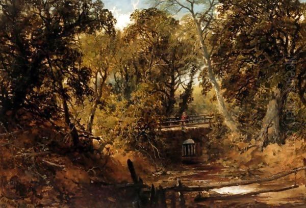 Radnalls Bridge Oil Painting by Edmund John Niemann, Snr.