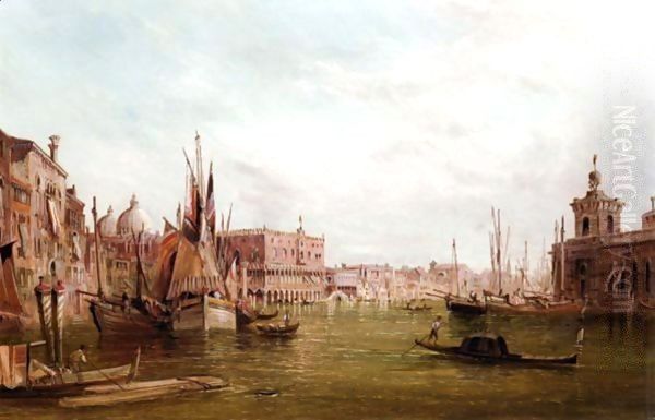 The Doge's Palace, Venice Oil Painting by Alfred Pollentine