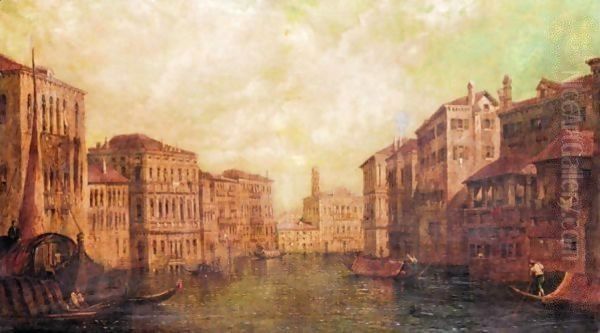 View Of Venice Oil Painting by William Meadows