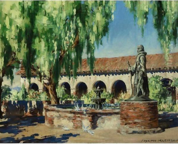 San Fernando Mission Oil Painting by Joseph A. Kleitsch