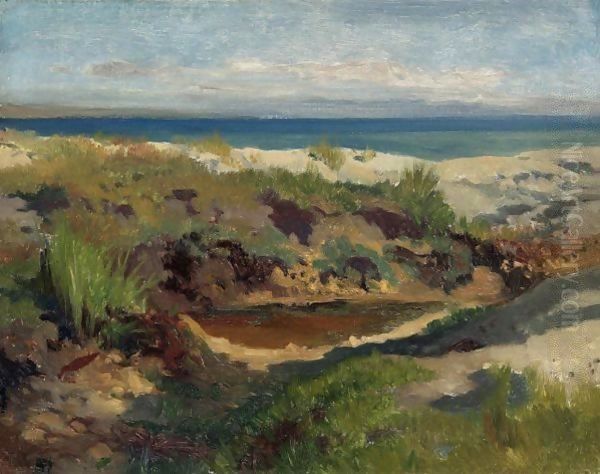 Dune Landscape Oil Painting by Arthur Calame