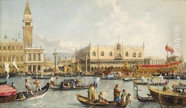 The Grand Canal Oil Painting by John Mogford