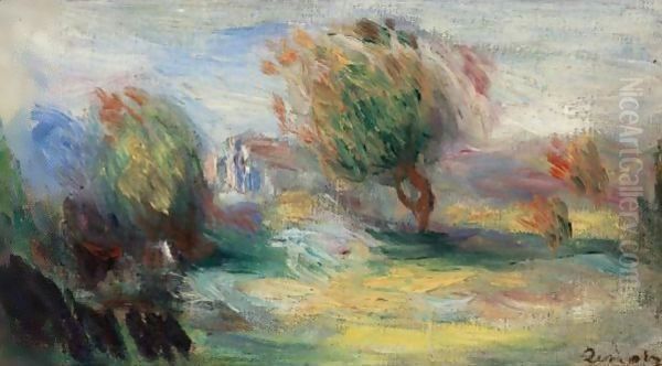 Paysage 4 Oil Painting by Pierre Auguste Renoir