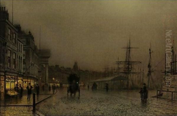 Glasgow Oil Painting by John Atkinson Grimshaw