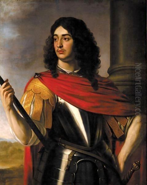 Portrait Von Prinz Eduard Von Der Pfalz Oil Painting by Gerrit Van Honthorst