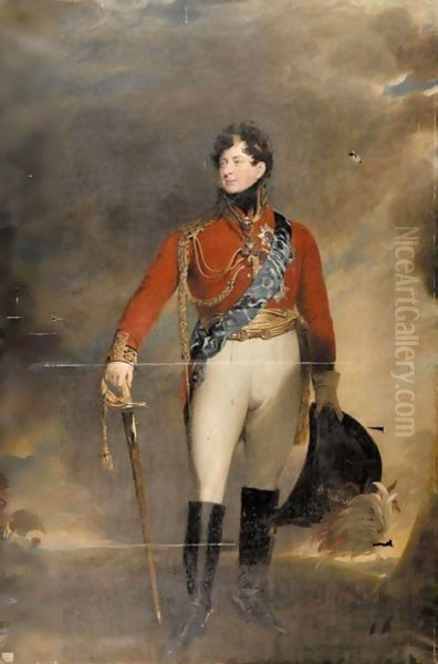 Portrait Von Konig George IV Von England (1762-1830) Oil Painting by Sir Thomas Lawrence