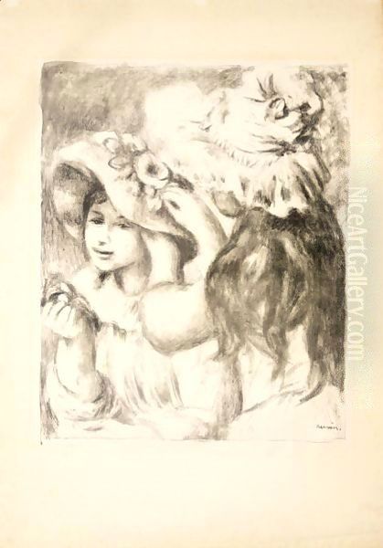 Le Chapeau Epingle 1ere Planche Oil Painting by Pierre Auguste Renoir