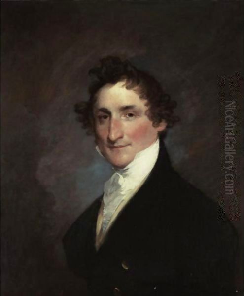 Portrait Of Captain James T. Gerry Oil Painting by Gilbert Stuart