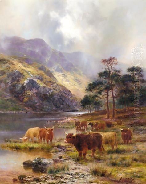 Loch Awe Oil Painting by Louis Bosworth Hurt