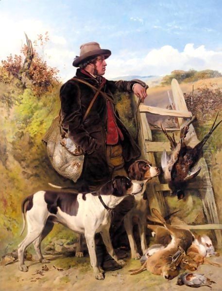 The English Gamekeeper Oil Painting by Richard Ansdell