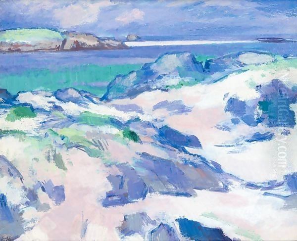 Iona 2 Oil Painting by Samuel John Peploe