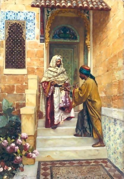 The Presentation Oil Painting by Rudolph Ernst