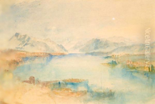 The Rigi, Lake Lucerne Oil Painting by Joseph Mallord William Turner