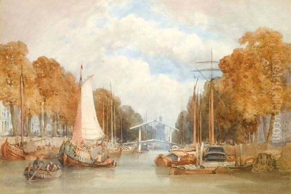 Wyn Haven, Rotterdam Oil Painting by William Callow