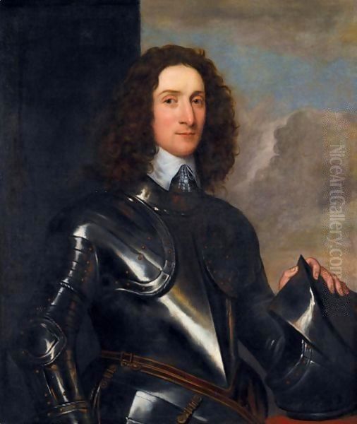 Portrait Of Sir Alan Brodrick (1623-1680) Oil Painting by Robert Walker