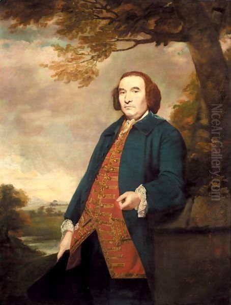 Portrait Of A Gentleman 2 Oil Painting by Sir Joshua Reynolds